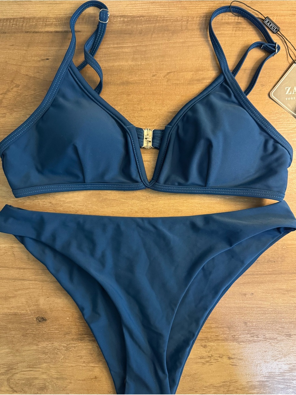 NWT V-Front Cheeky Bikini Set from Zaful - Size Small